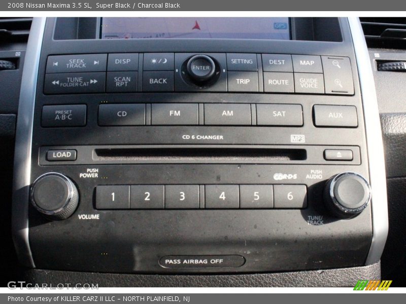 Super Black / Charcoal Black 2008 Nissan Maxima 3.5 SL