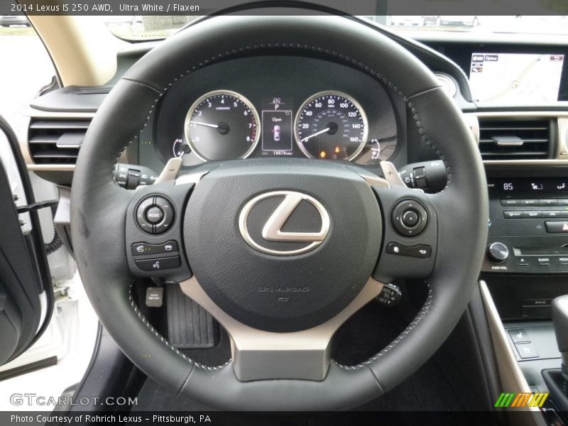 Ultra White / Flaxen 2014 Lexus IS 250 AWD