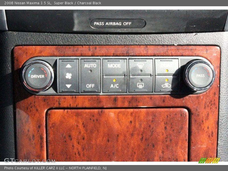Super Black / Charcoal Black 2008 Nissan Maxima 3.5 SL