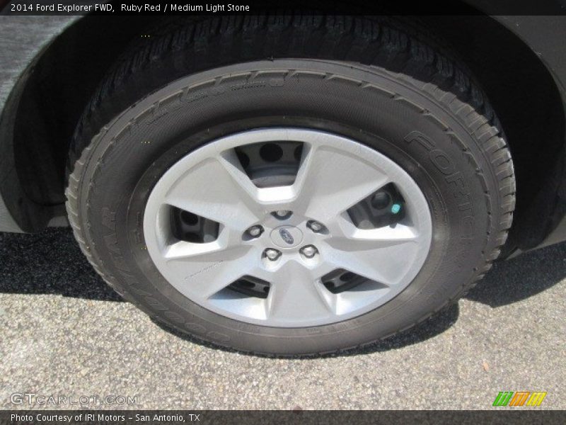 Ruby Red / Medium Light Stone 2014 Ford Explorer FWD