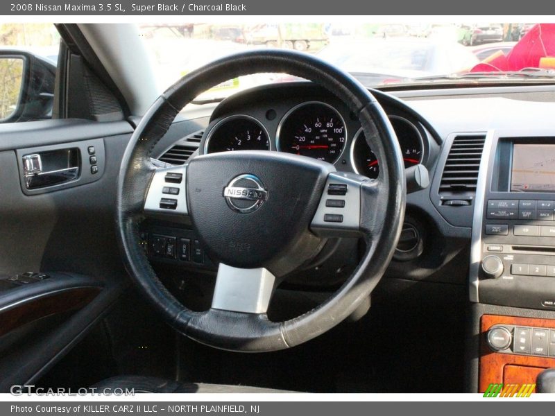 Super Black / Charcoal Black 2008 Nissan Maxima 3.5 SL