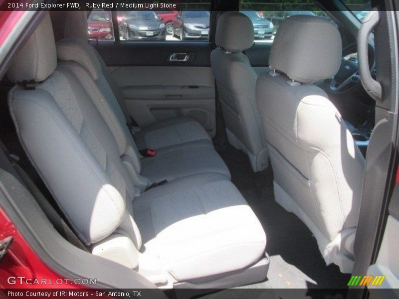 Ruby Red / Medium Light Stone 2014 Ford Explorer FWD
