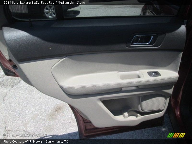 Ruby Red / Medium Light Stone 2014 Ford Explorer FWD
