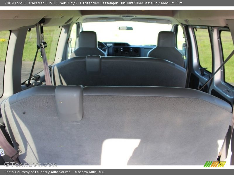 Brilliant Silver Metallic / Medium Flint 2009 Ford E Series Van E350 Super Duty XLT Extended Passenger