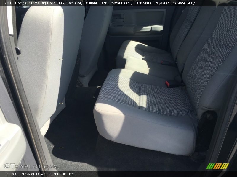 Brilliant Black Crystal Pearl / Dark Slate Gray/Medium Slate Gray 2011 Dodge Dakota Big Horn Crew Cab 4x4