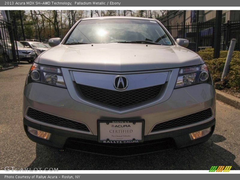 Palladium Metallic / Ebony 2013 Acura MDX SH-AWD Technology