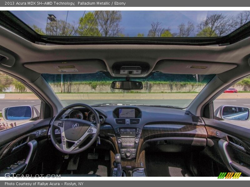 Palladium Metallic / Ebony 2013 Acura MDX SH-AWD Technology