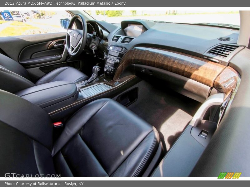 Palladium Metallic / Ebony 2013 Acura MDX SH-AWD Technology
