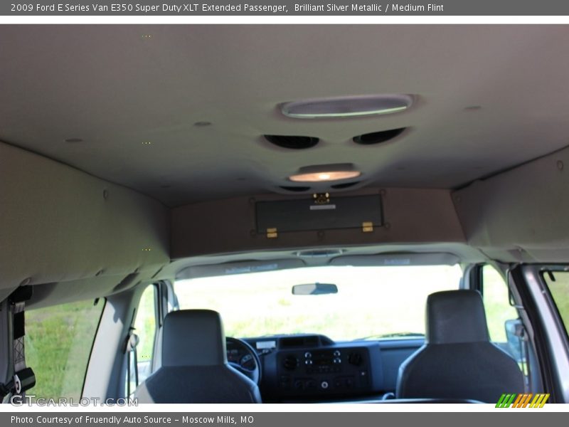 Brilliant Silver Metallic / Medium Flint 2009 Ford E Series Van E350 Super Duty XLT Extended Passenger