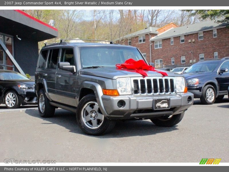 Bright Silver Metallic / Medium Slate Gray 2007 Jeep Commander Sport 4x4