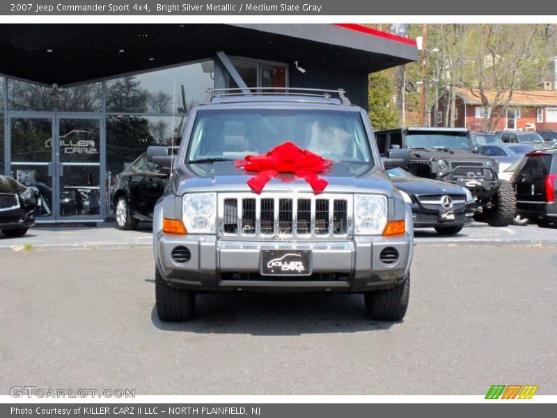Bright Silver Metallic / Medium Slate Gray 2007 Jeep Commander Sport 4x4