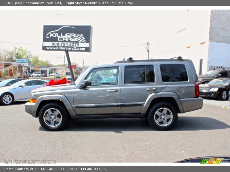 Bright Silver Metallic / Medium Slate Gray 2007 Jeep Commander Sport 4x4
