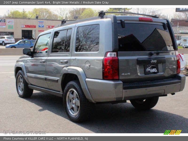 Bright Silver Metallic / Medium Slate Gray 2007 Jeep Commander Sport 4x4