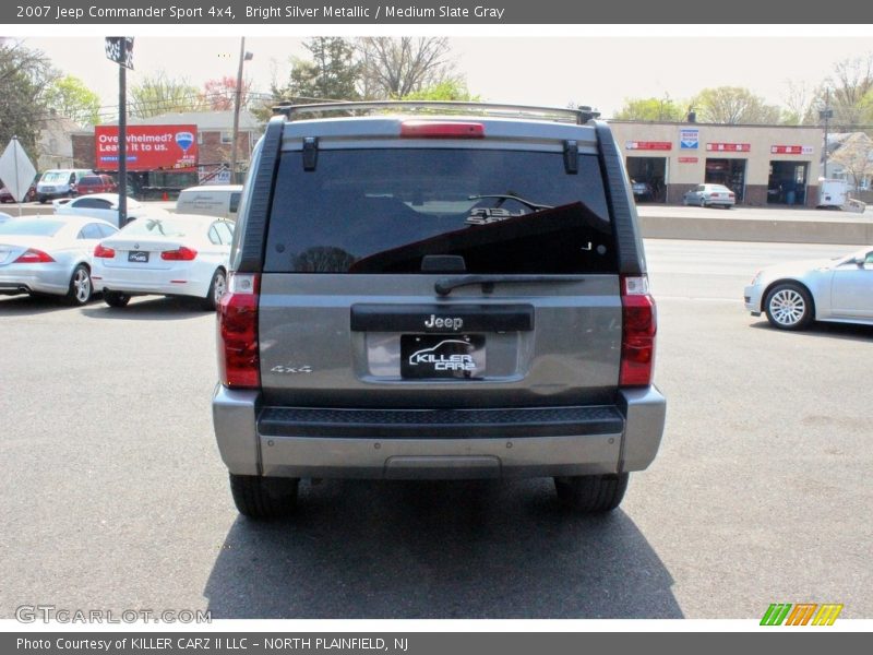 Bright Silver Metallic / Medium Slate Gray 2007 Jeep Commander Sport 4x4