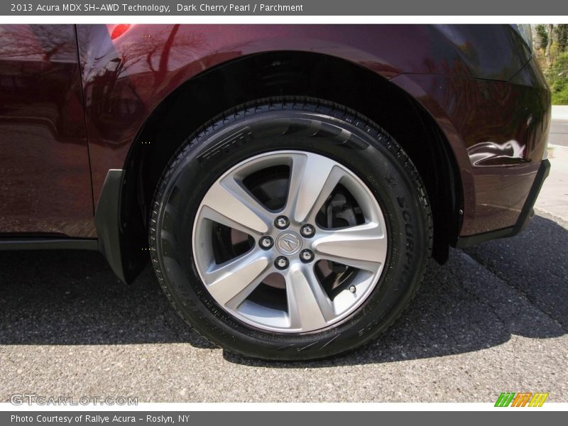 Dark Cherry Pearl / Parchment 2013 Acura MDX SH-AWD Technology
