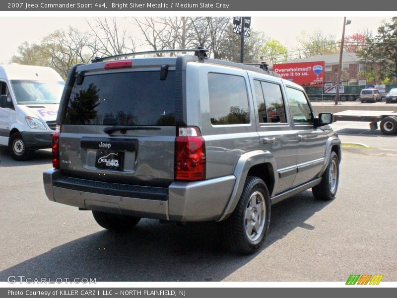 Bright Silver Metallic / Medium Slate Gray 2007 Jeep Commander Sport 4x4