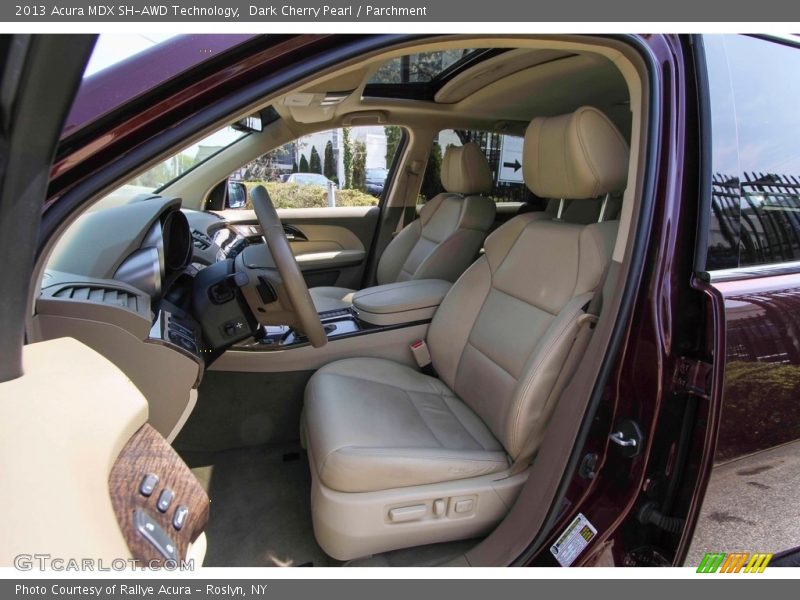 Dark Cherry Pearl / Parchment 2013 Acura MDX SH-AWD Technology