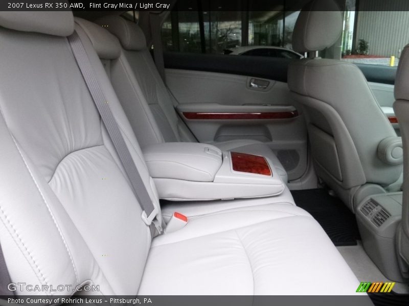 Flint Gray Mica / Light Gray 2007 Lexus RX 350 AWD