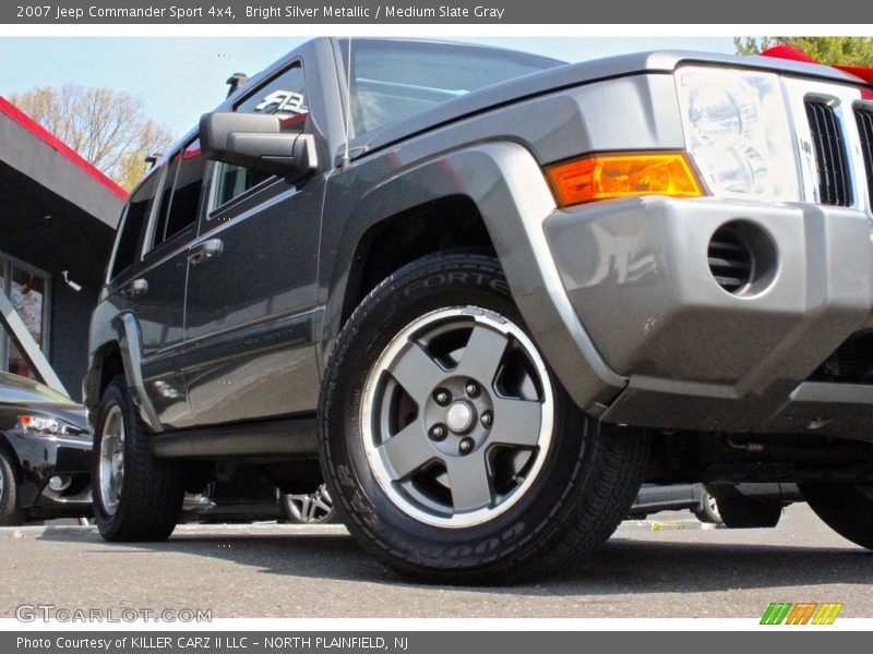 Bright Silver Metallic / Medium Slate Gray 2007 Jeep Commander Sport 4x4