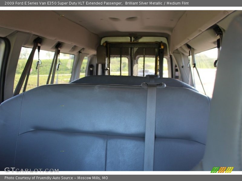 Brilliant Silver Metallic / Medium Flint 2009 Ford E Series Van E350 Super Duty XLT Extended Passenger