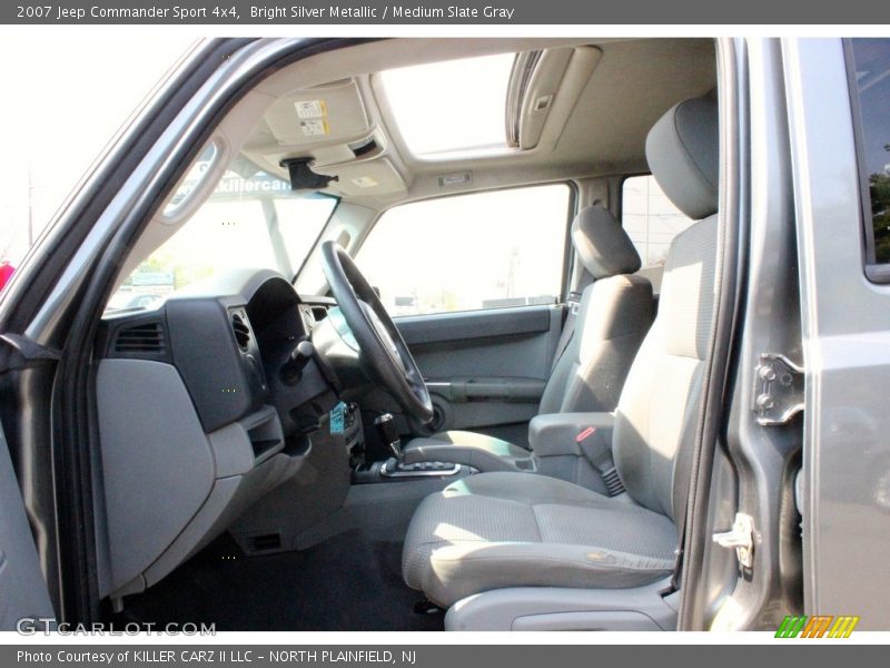 Bright Silver Metallic / Medium Slate Gray 2007 Jeep Commander Sport 4x4