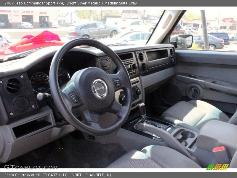 Bright Silver Metallic / Medium Slate Gray 2007 Jeep Commander Sport 4x4