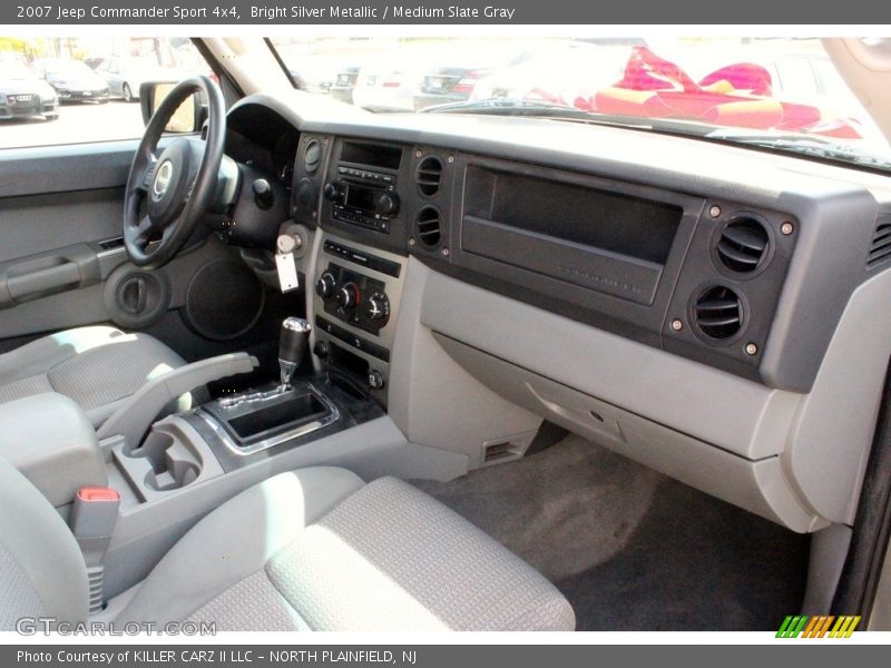 Bright Silver Metallic / Medium Slate Gray 2007 Jeep Commander Sport 4x4