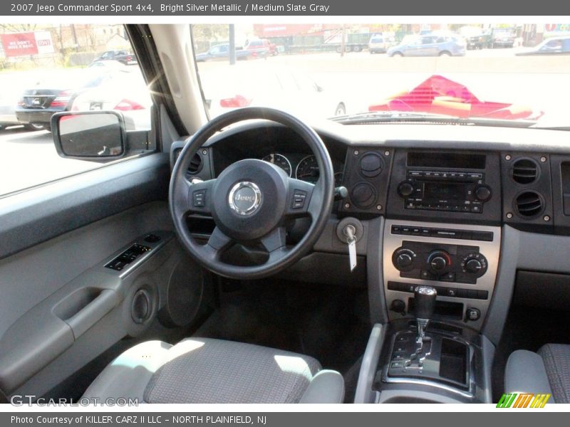 Bright Silver Metallic / Medium Slate Gray 2007 Jeep Commander Sport 4x4