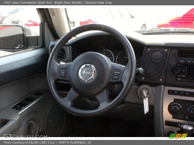 Bright Silver Metallic / Medium Slate Gray 2007 Jeep Commander Sport 4x4