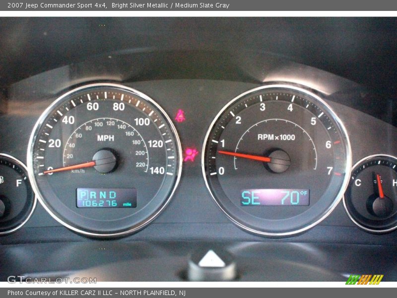 Bright Silver Metallic / Medium Slate Gray 2007 Jeep Commander Sport 4x4