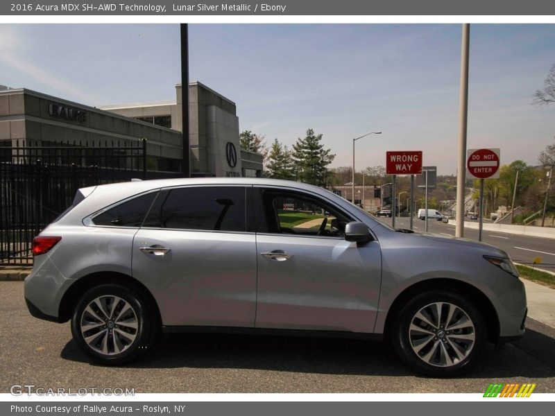 Lunar Silver Metallic / Ebony 2016 Acura MDX SH-AWD Technology