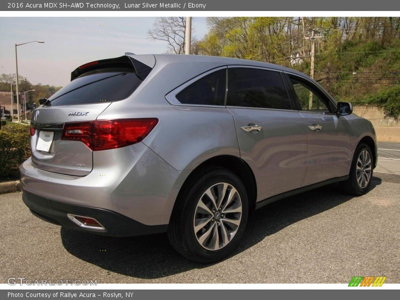 Lunar Silver Metallic / Ebony 2016 Acura MDX SH-AWD Technology