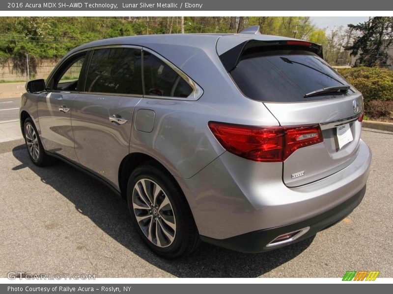 Lunar Silver Metallic / Ebony 2016 Acura MDX SH-AWD Technology