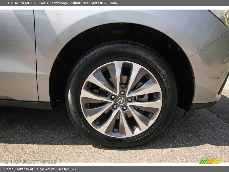 Lunar Silver Metallic / Ebony 2016 Acura MDX SH-AWD Technology