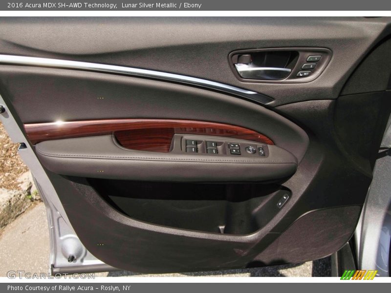Lunar Silver Metallic / Ebony 2016 Acura MDX SH-AWD Technology