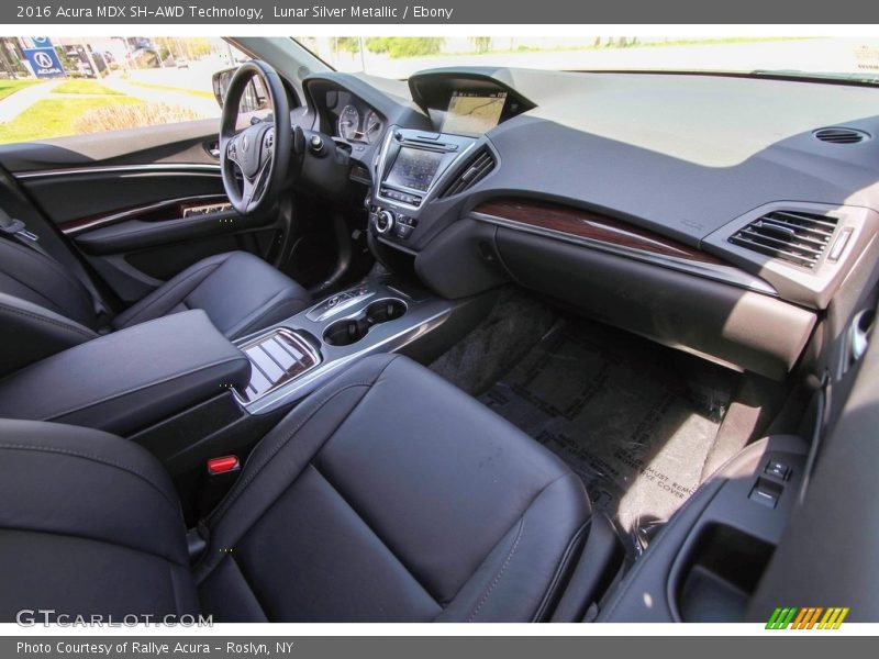Lunar Silver Metallic / Ebony 2016 Acura MDX SH-AWD Technology