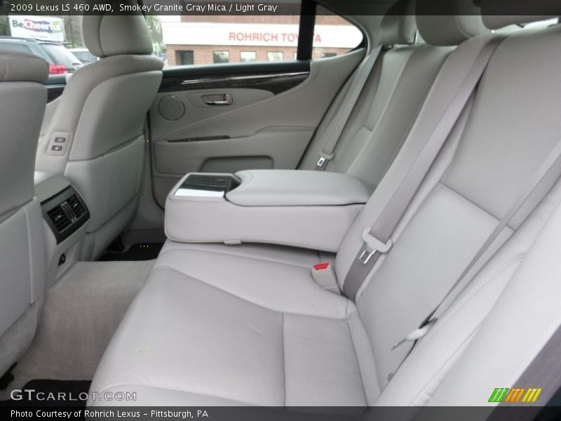 Smokey Granite Gray Mica / Light Gray 2009 Lexus LS 460 AWD