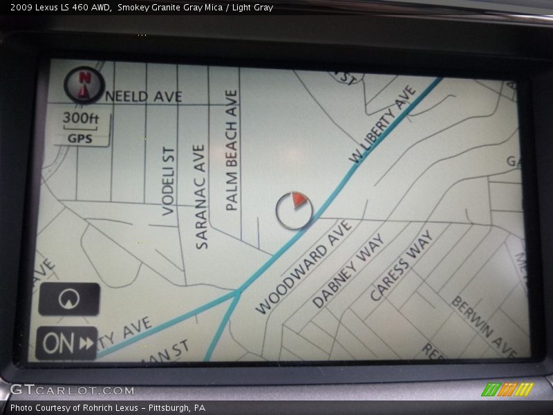 Smokey Granite Gray Mica / Light Gray 2009 Lexus LS 460 AWD