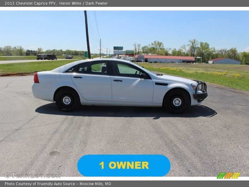 Heron White / Dark Pewter 2013 Chevrolet Caprice PPV