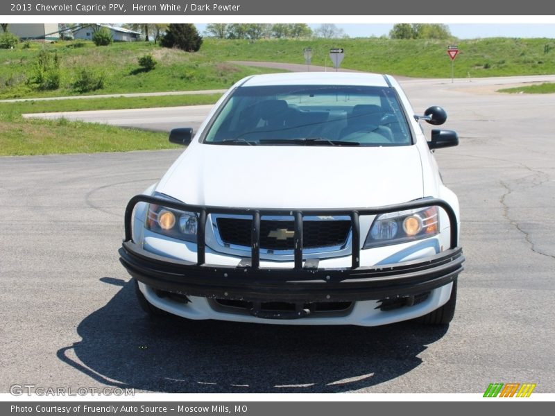Heron White / Dark Pewter 2013 Chevrolet Caprice PPV