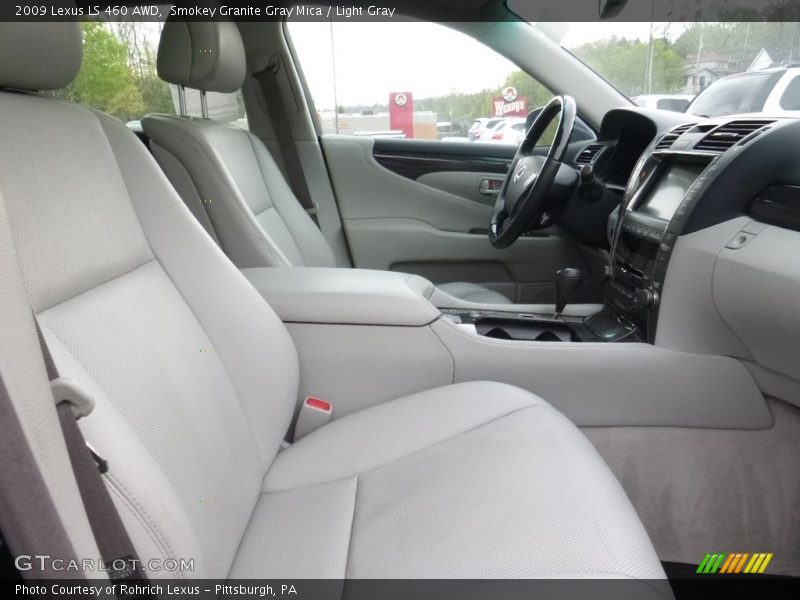Smokey Granite Gray Mica / Light Gray 2009 Lexus LS 460 AWD