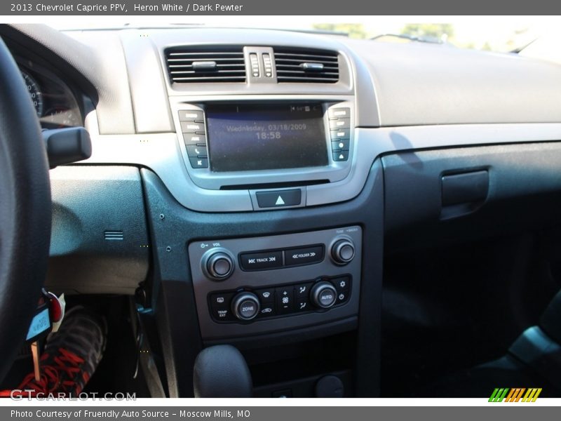 Heron White / Dark Pewter 2013 Chevrolet Caprice PPV