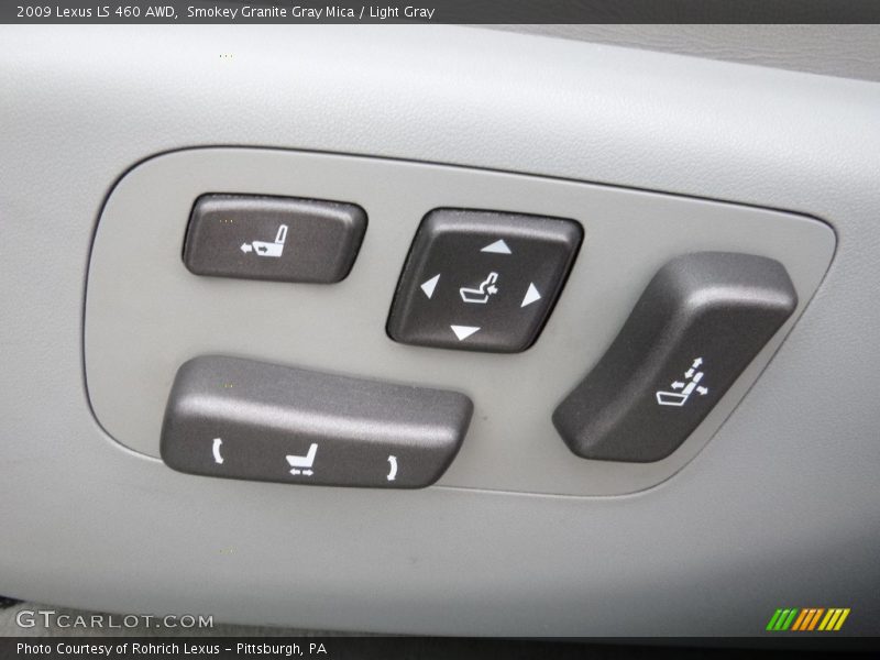 Smokey Granite Gray Mica / Light Gray 2009 Lexus LS 460 AWD