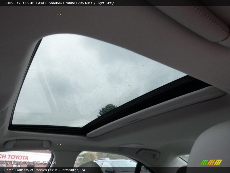 Smokey Granite Gray Mica / Light Gray 2009 Lexus LS 460 AWD