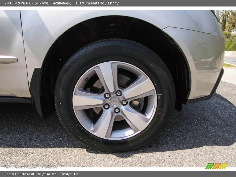 Palladium Metallic / Ebony 2013 Acura MDX SH-AWD Technology