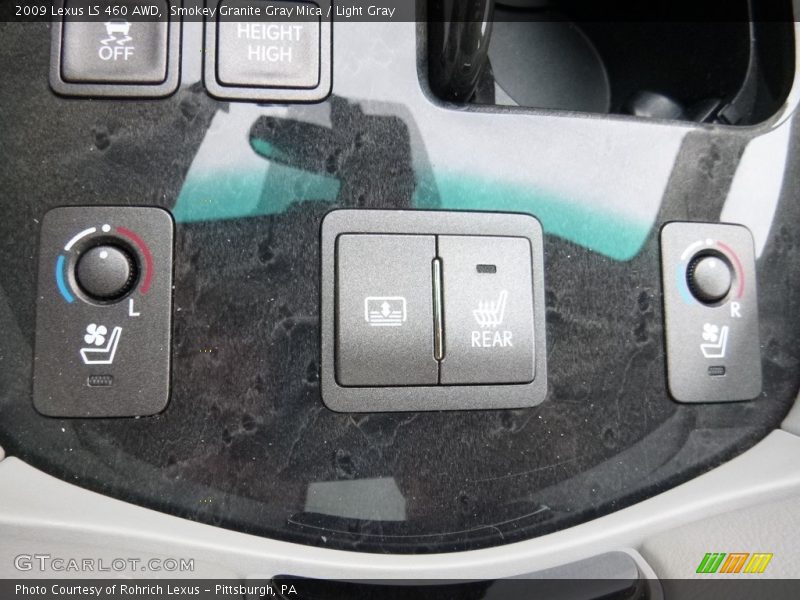 Smokey Granite Gray Mica / Light Gray 2009 Lexus LS 460 AWD