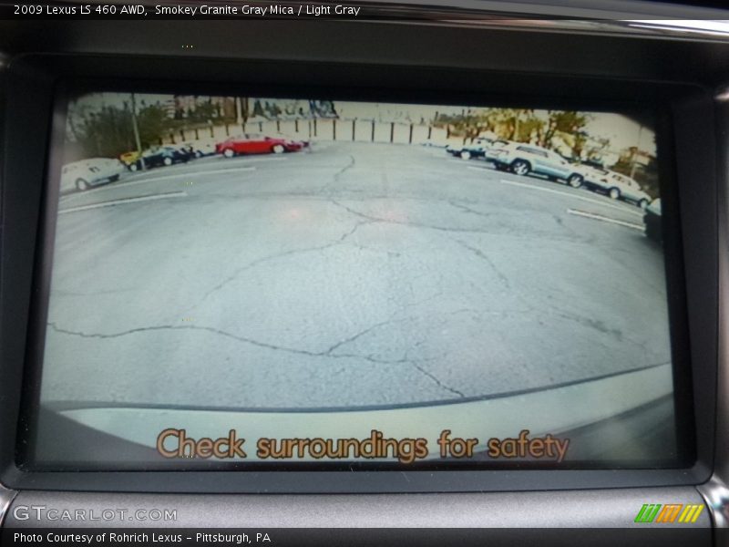Smokey Granite Gray Mica / Light Gray 2009 Lexus LS 460 AWD