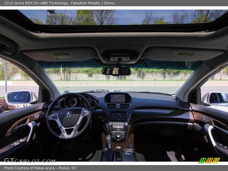 Palladium Metallic / Ebony 2013 Acura MDX SH-AWD Technology