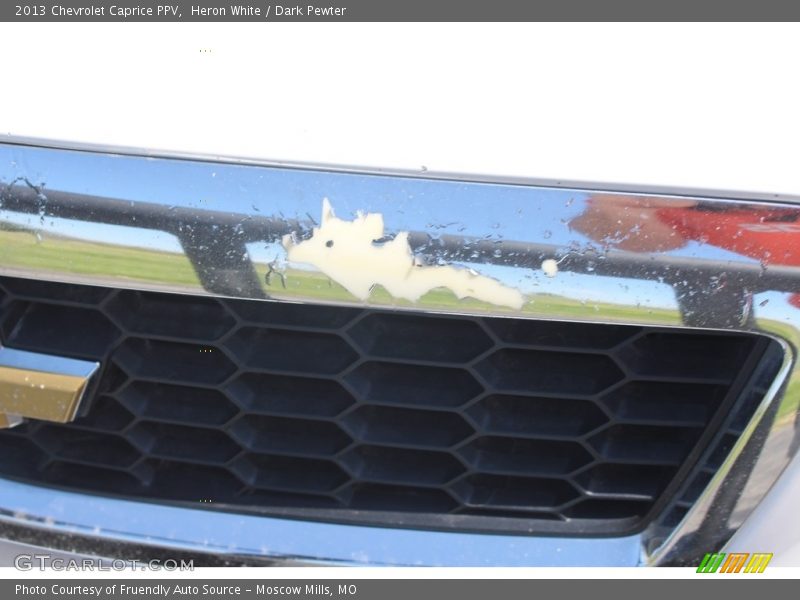Heron White / Dark Pewter 2013 Chevrolet Caprice PPV