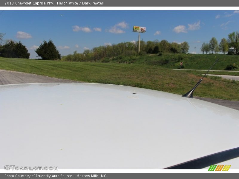 Heron White / Dark Pewter 2013 Chevrolet Caprice PPV